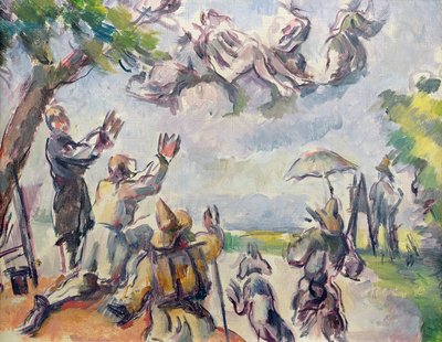 Apotheosis of Delacroix by Paul Cézanne